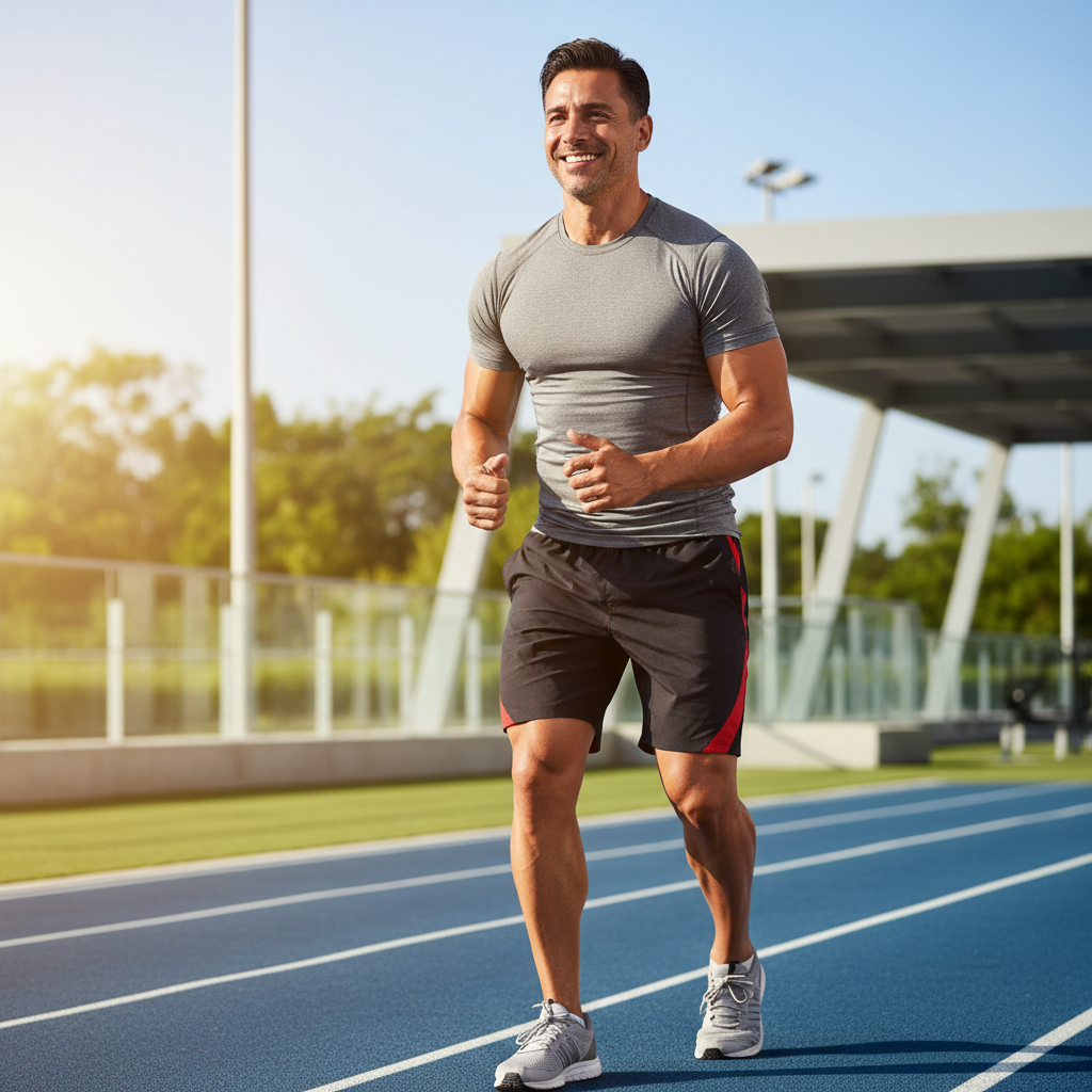 Hombre activo y lleno de energía con VigorMax