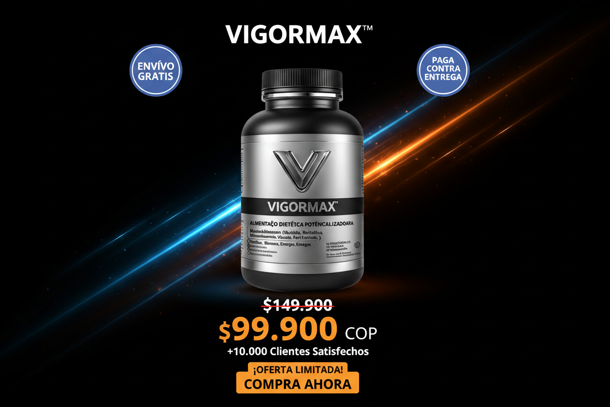 VigorMax™ – Recupera Tu Energía, Resistencia y Rendimiento | Envío Gratis 🇨🇴
