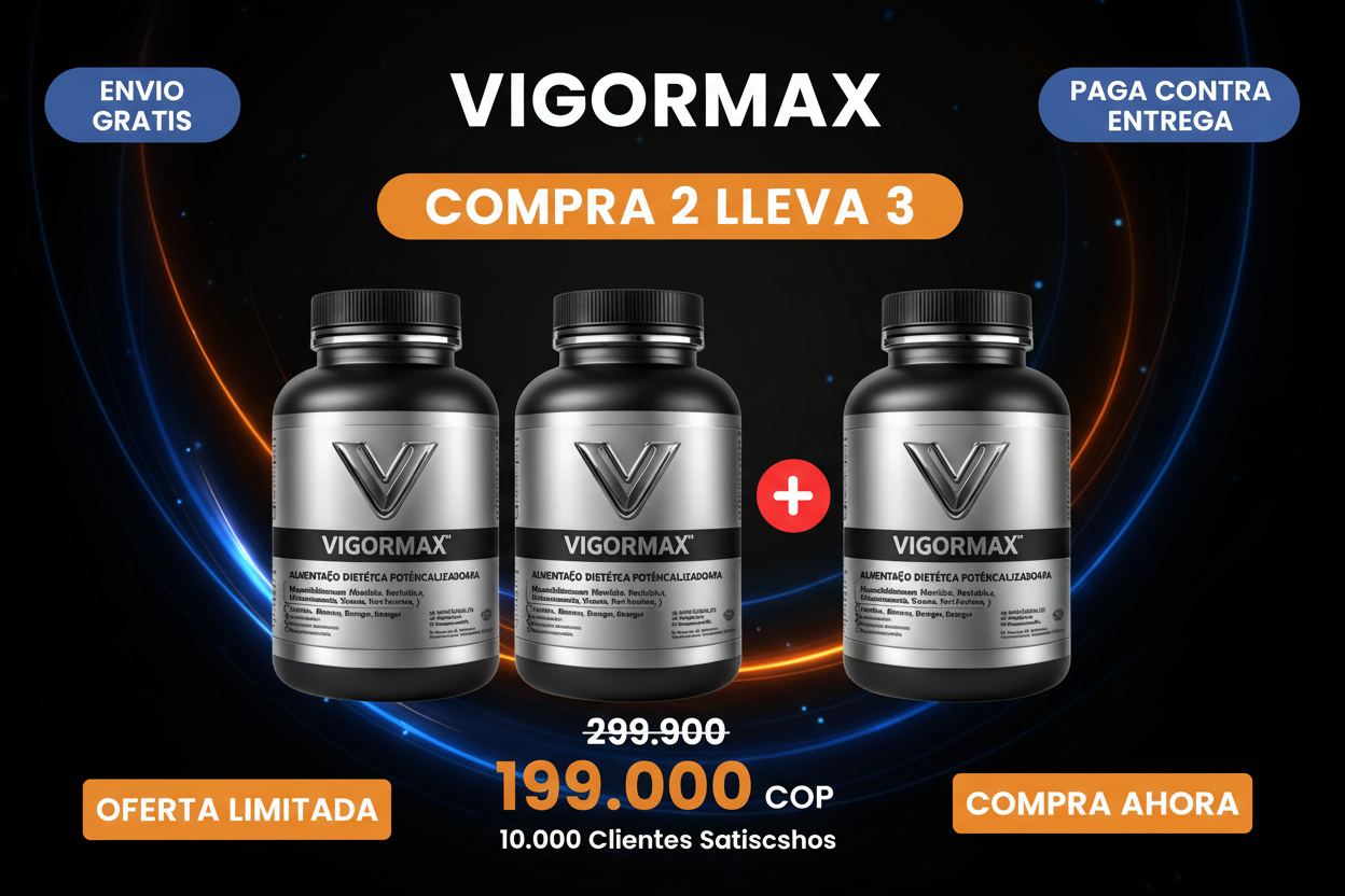 VigorMax™ – Recupera Tu Energía, Resistencia y Rendimiento | Envío Gratis 🇨🇴