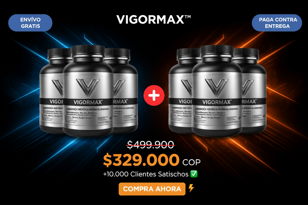 VigorMax™ – Recupera Tu Energía, Resistencia y Rendimiento | Envío Gratis 🇨🇴